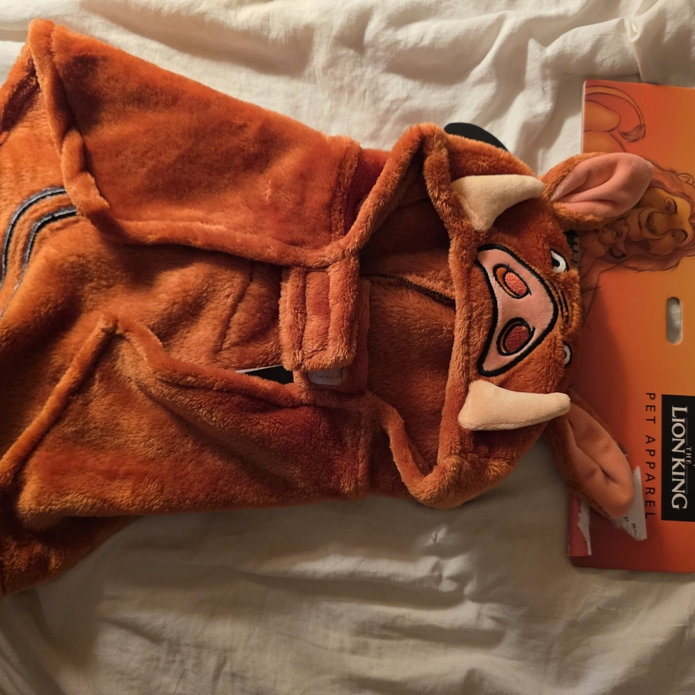 Pet Apparel Orange Dog Costume